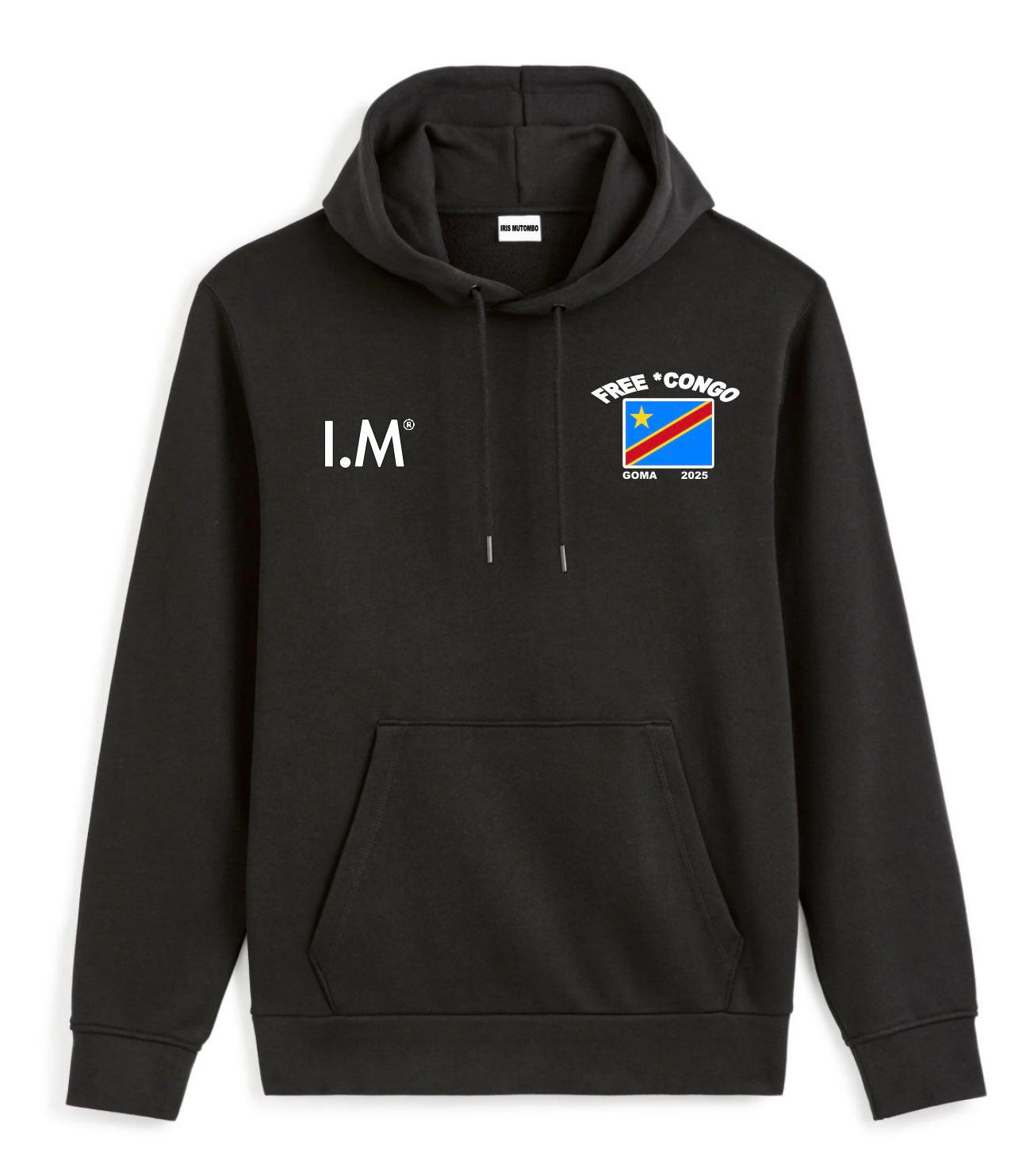 HOODIE- FREE CONGO DRAPEAU